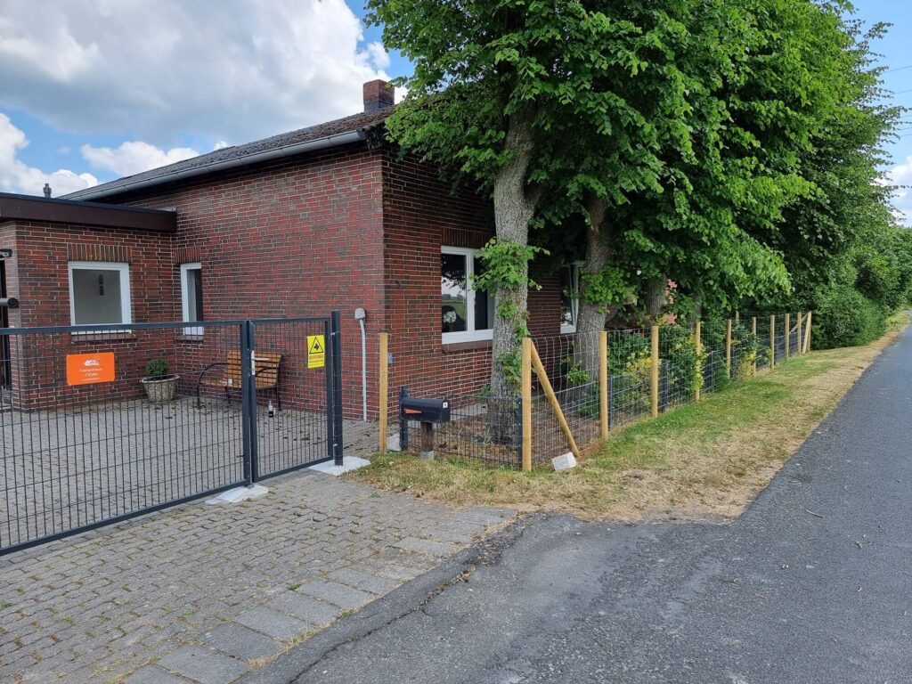 Nordseekaten Ferienhaus Ckate Einfahrt