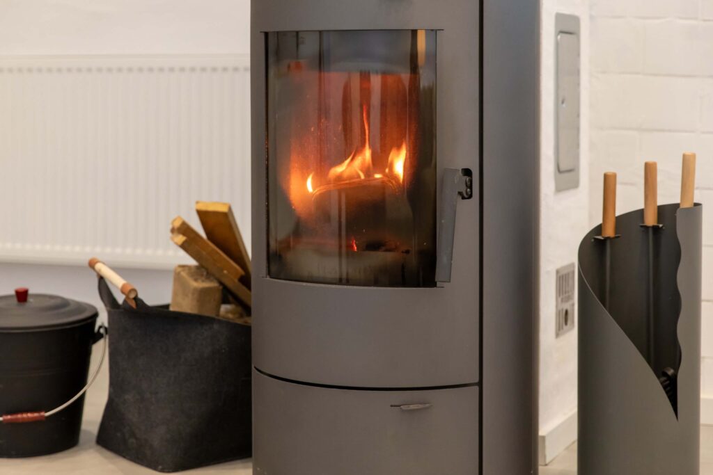 Nordseekaten Ferienwohnung Gästekate Kamin