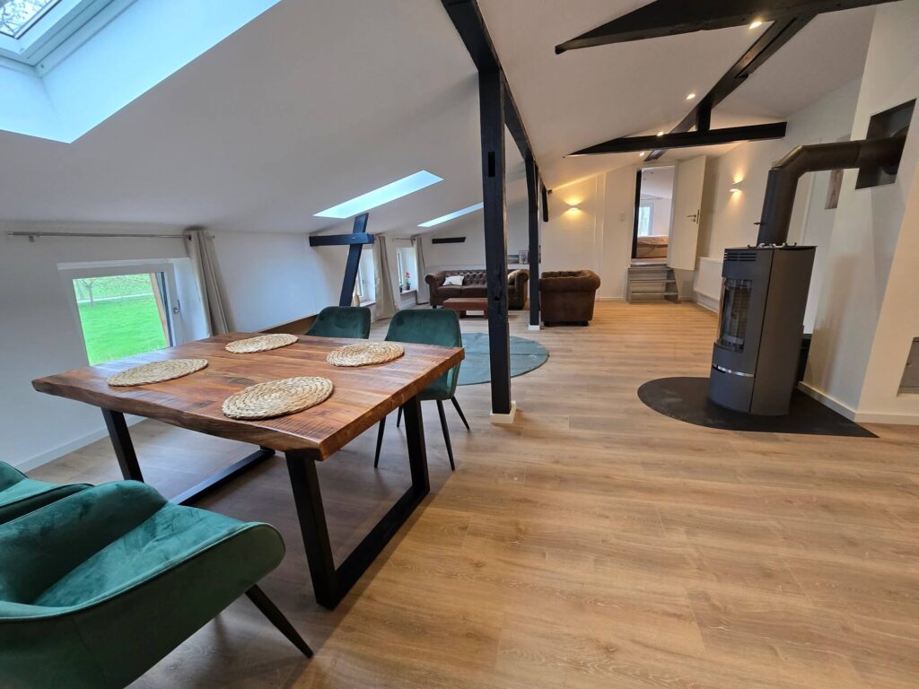 Nordseekaten Ferienwohnung Himmelsdeck Wohnbereich